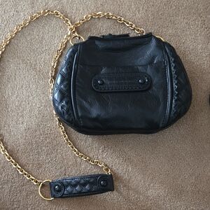 Juicy Couture Black Crossbody Bag with Gold Chain